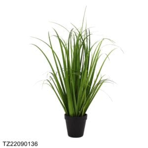 New Product Fake Onion Grass Potted Artificial Bonsai Plants Wholesale For Indoor Outdoor Decoration