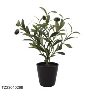 Modern Design Fake Plants Bonsai Artificial Plants Black Pot For Indoor Outdoor Decoration