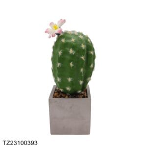 Quality Assurance Simulation Cactus Bonsai Artificial Plants Realistic Green Plants Potted For Decoration