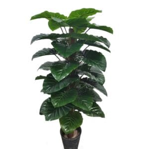 Tizen Factory Price Custom Big Tropical Potted Artificial Trees For Interior Outdoor Decoration
