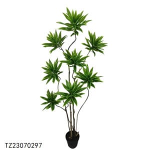 Tizen Wholesale Price Green Plants Bonsai Artificial Plants Trees Leaves Tree Decoration With Potted