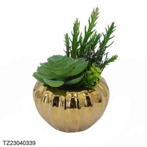 Tizen Best Sale Artificial Potted Plants High Quality Customization Mini Artificial Succulent Plants For Belt Design Basin Decoration