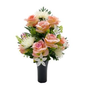 Shantou Tizen Wholesale New Fake Plants Plastic Artificial Flowers In Bulk Artificial Flowers Bouquet For Wedding