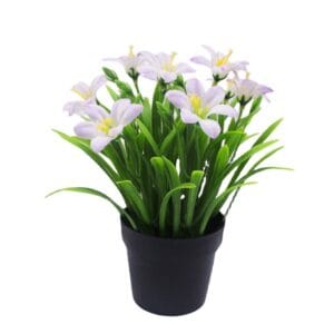 Tizen New Product Artificial Poinsettia Potted Plants Custom Indoor Home Decoration Bonsai Fake Flowers