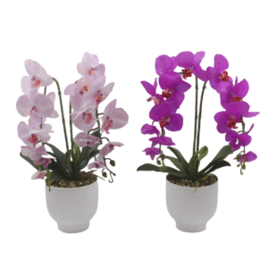 Tizen Factory Price Simulation Plant Bonsai Artificial Orchid Plants In Pots For Decoration