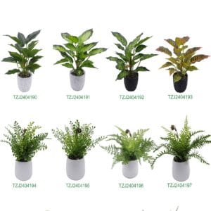 Great Sales Small Medium Plastic Fake Bonsai Home Decorative Landscape Home Artificial Plants And Pots For Indoor Outdoor