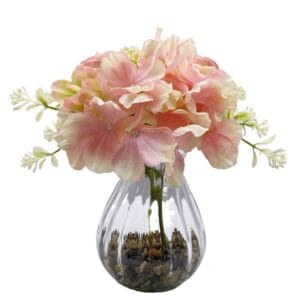 High Quality Sunflower Bonsai Indoor Decoration Real Touch Fake Plants Artificial Flower In Glass Potted