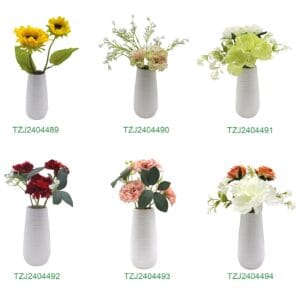 Tizen New Arrival Realistic Bonsai Decoration Wedding Fake Artificial Flower Plant With Pot For Indoor Home Office