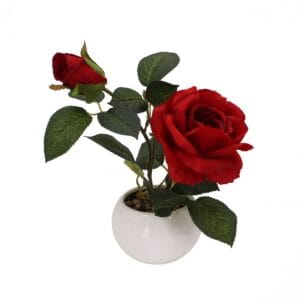 Quality Assurance Indoor Bonsai Display Silk Decorative Realistic Artificial Flowers In Bulk Fake Flowers Home With Pots