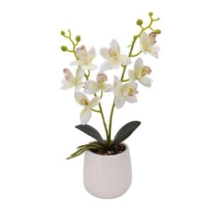 High Quality Tizen Custom Coloful White Decorative Bonsai Fabric Artificial Flowers Real Touch Mother's Day Halloween Easter